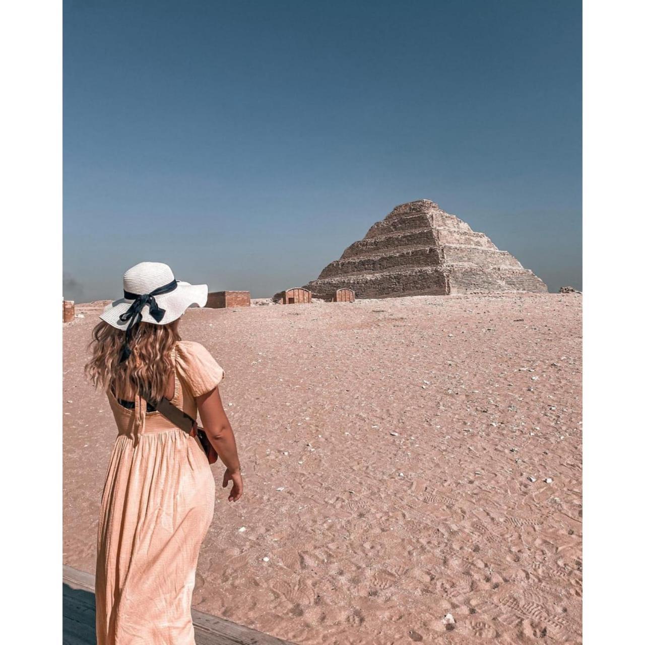 Oh Pyramids View Hotell Kafret el-Gabal Exteriör bild